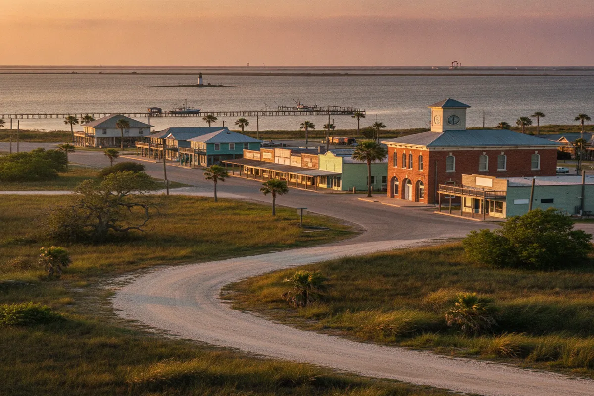 Public restroom locations mapped in Palacios, Texas — 4 facilities across zip codes 77465