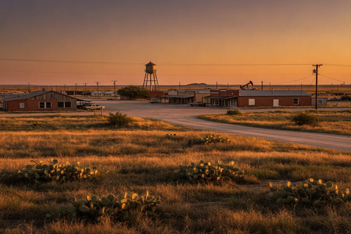 Public restroom locations mapped in Plains, Texas — 4 facilities across zip codes 79385