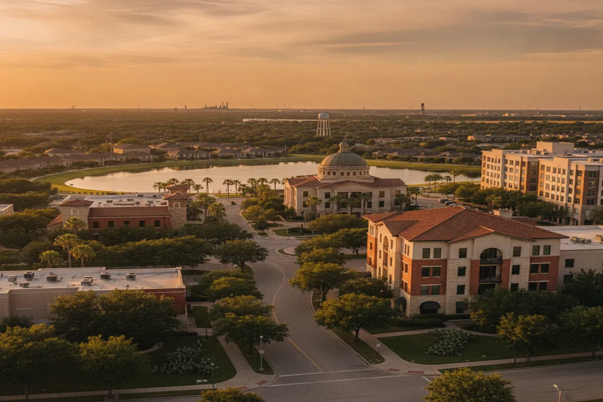Public restroom locations mapped in Sugar Land, Texas — 35 facilities across zip codes 77478, 77479, 77498