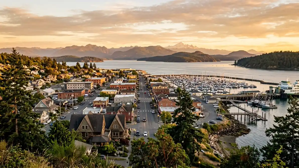 Public restroom locations mapped in Anacortes, Washington — 46 facilities across zip codes 98221