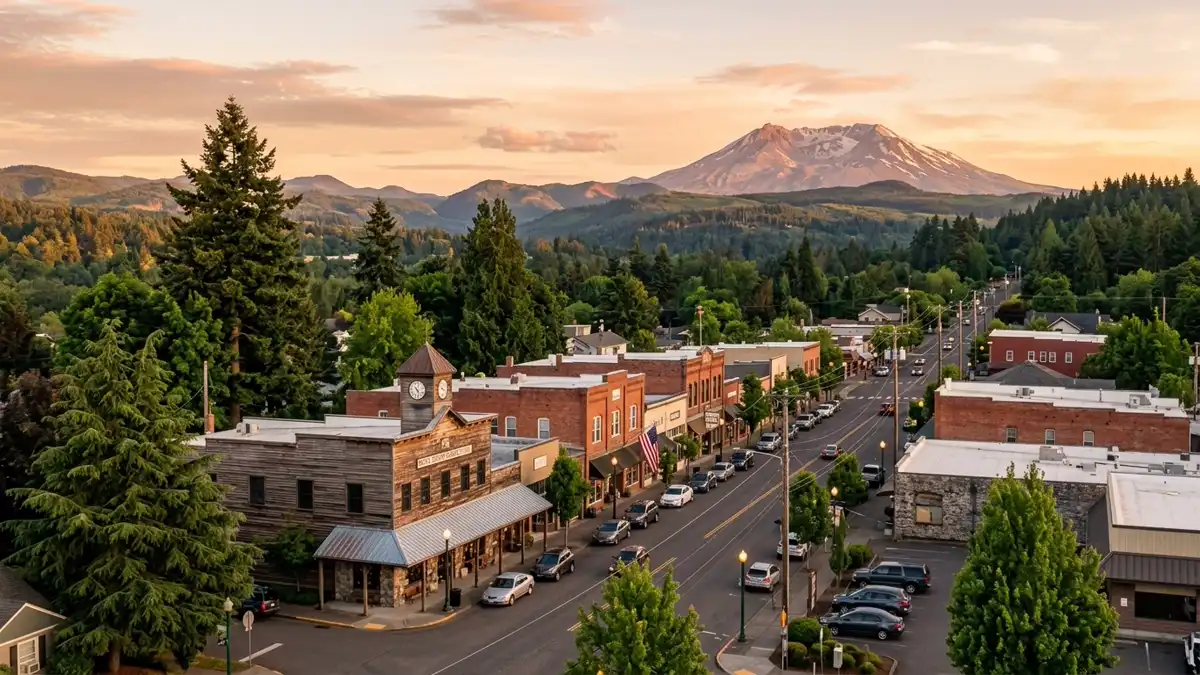 Public restroom locations mapped in Battle Ground, Washington — 13 facilities across zip codes 98604