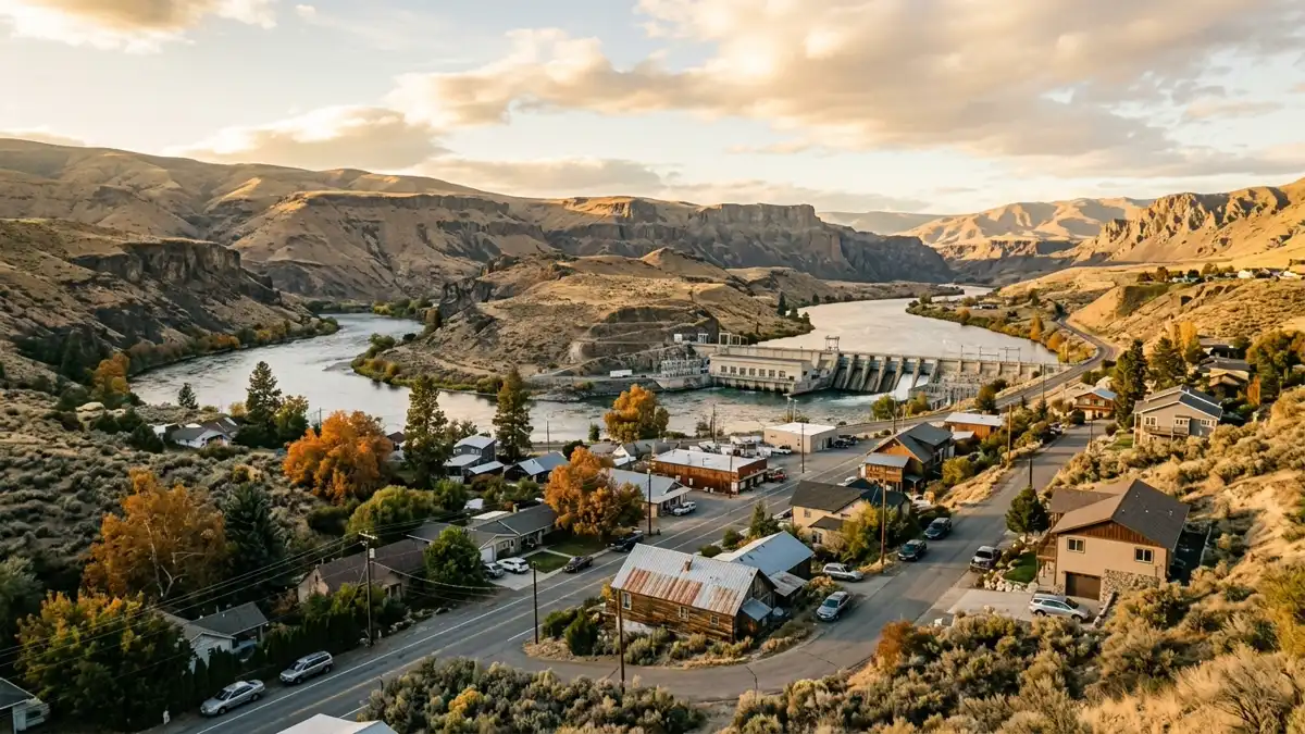Public restroom locations mapped in Chelan Falls, Washington — 5 facilities across zip codes 98817