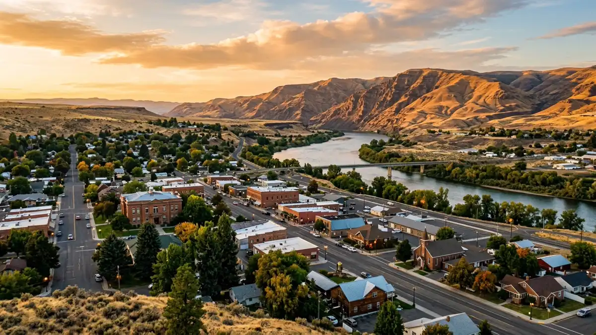 Public restroom locations mapped in Clarkston, Washington — 13 facilities across zip codes 99403