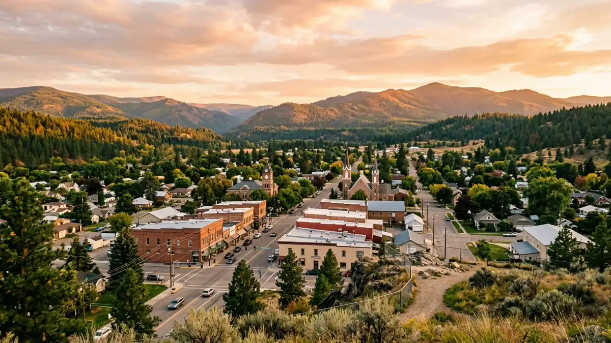 Public restroom locations mapped in Colville, Washington — 4 facilities across the city