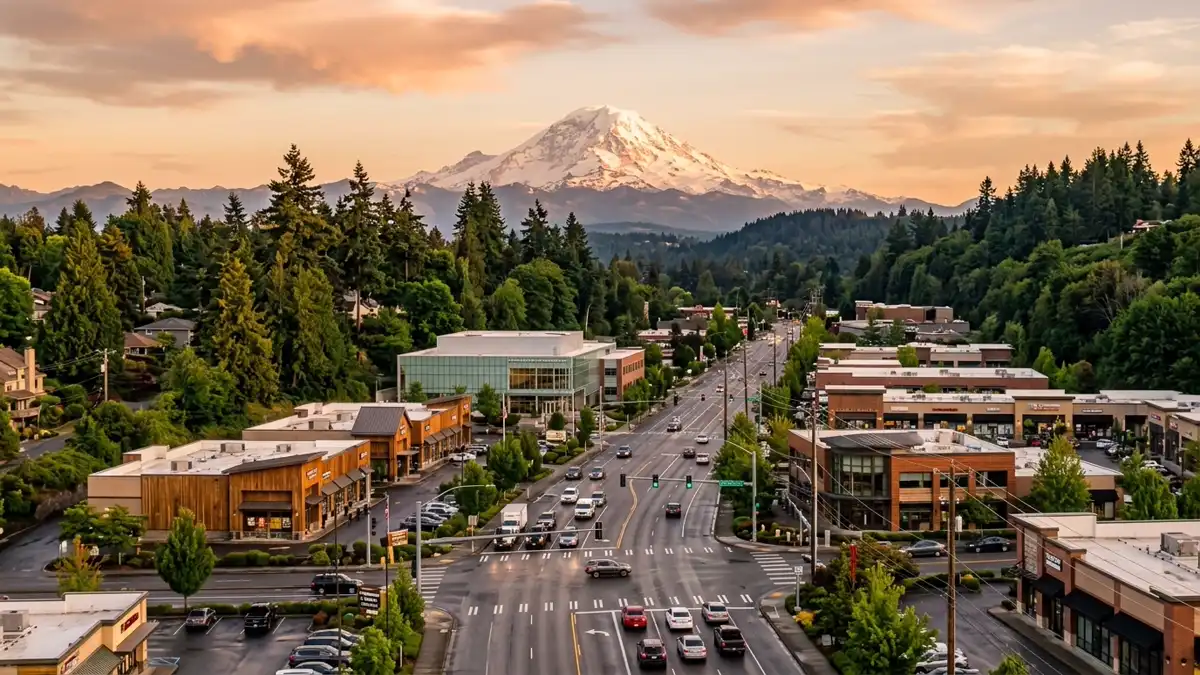 Public restroom locations mapped in Federal Way, Washington — 85 facilities across zip codes 98001, 98003, 98023