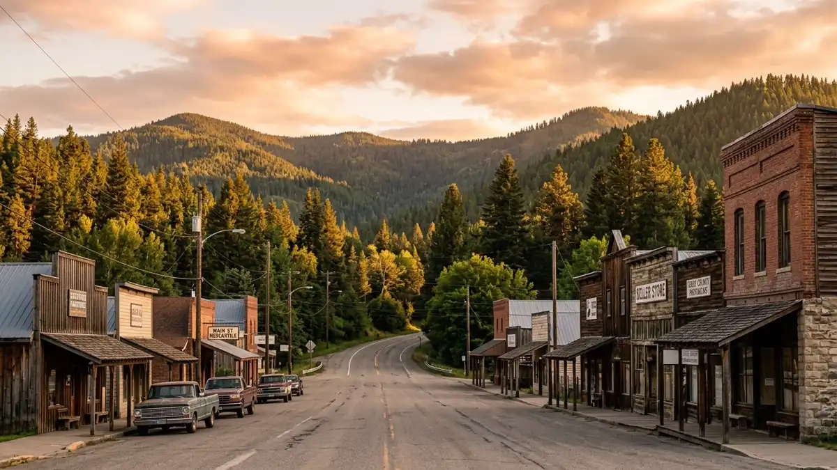 Public restroom locations mapped in Ferry County, Washington — 13 facilities across the city
