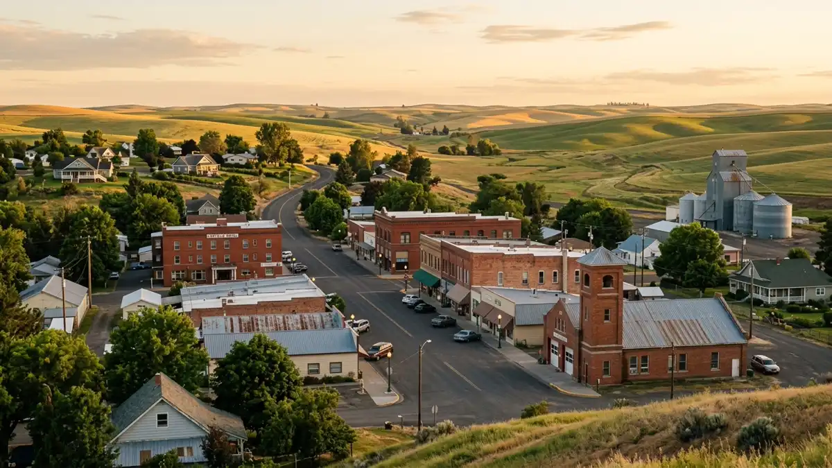 Public restroom locations mapped in Garfield, Washington — 9 facilities across zip codes 99130