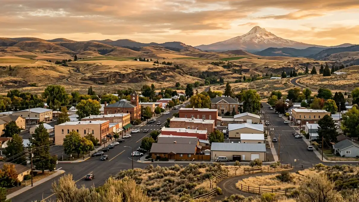 Public restroom locations mapped in Goldendale, Washington — 5 facilities across zip codes 98620