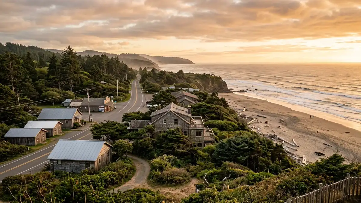 Public restroom locations mapped in Kalaloch, Washington — 8 facilities across the city