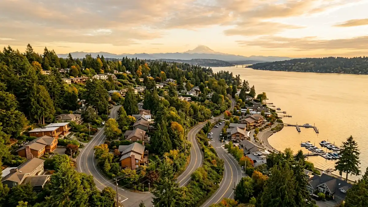 Public restroom locations mapped in Lake Forest Park, Washington — 4 facilities across zip codes 98155