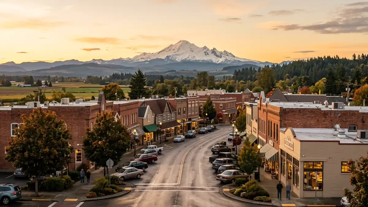 Public restroom locations mapped in Lynden, Washington — 15 facilities across zip codes 98264