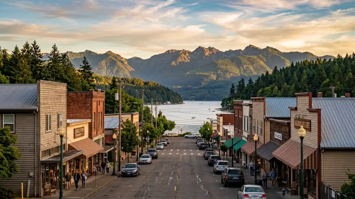 Public restroom locations mapped in Mason County, Washington — 86 facilities across zip codes 98528, 98546, 98548