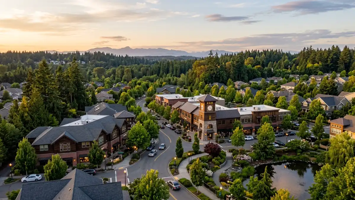 Public restroom locations mapped in Mill Creek, Washington — 48 facilities across zip codes 98012, 98205, 98208