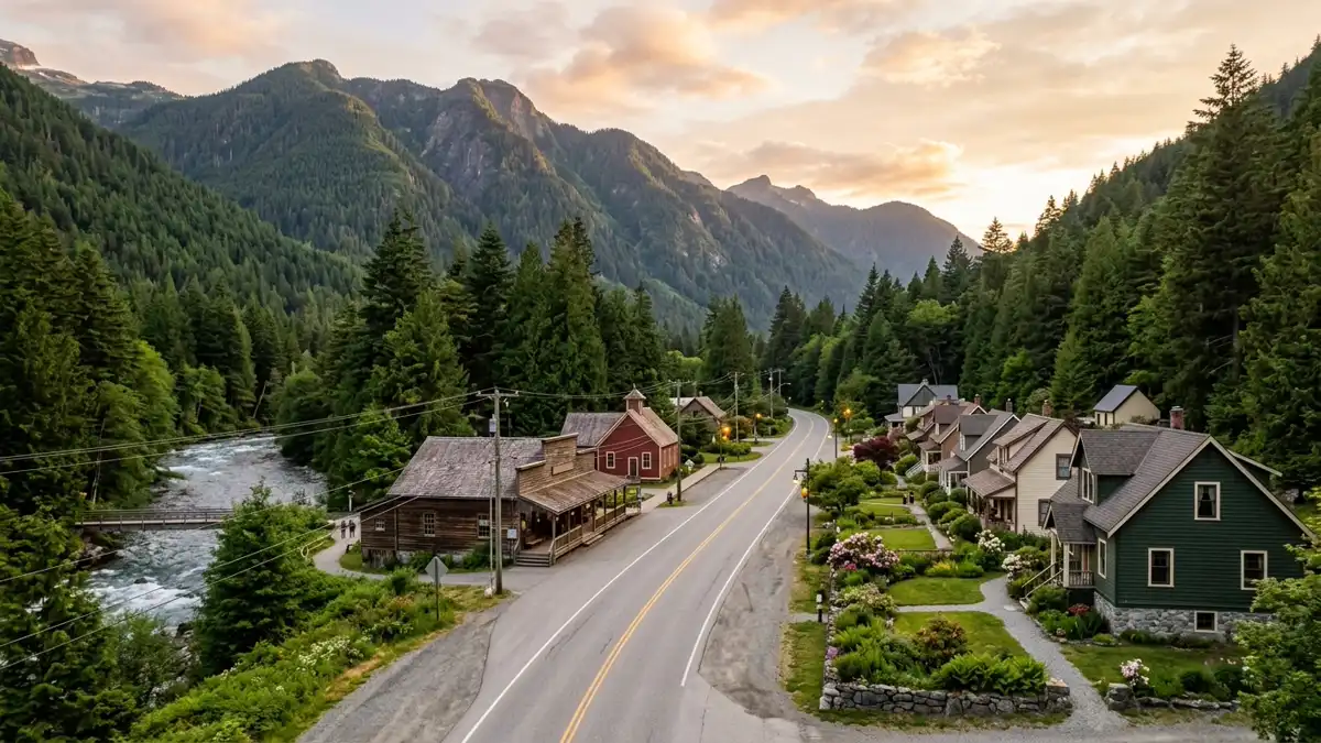 Public restroom locations mapped in Newhalem, Washington — 6 facilities across zip codes 98283