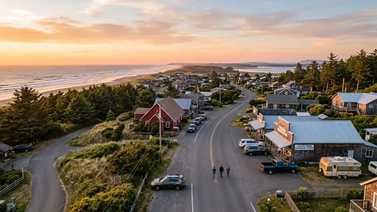 Public restroom locations mapped in Ocean Park, Washington — 8 facilities across zip codes 98637