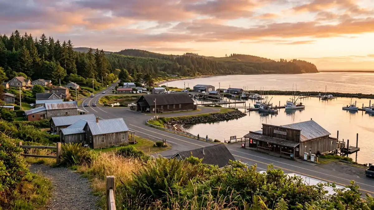 Public restroom locations mapped in Ocosta, Washington — 4 facilities across the city
