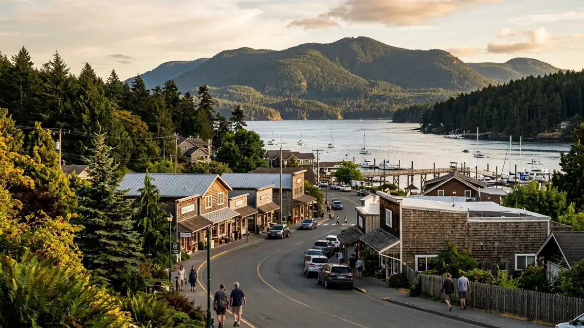 Public restroom locations mapped in Orcas, Washington — 6 facilities across zip codes 98280