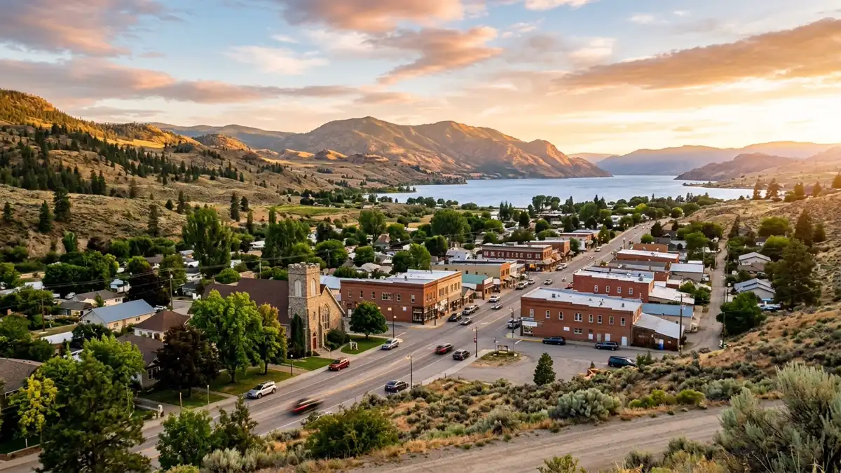 Public restroom locations mapped in Oroville, Washington — 14 facilities across zip codes 98844