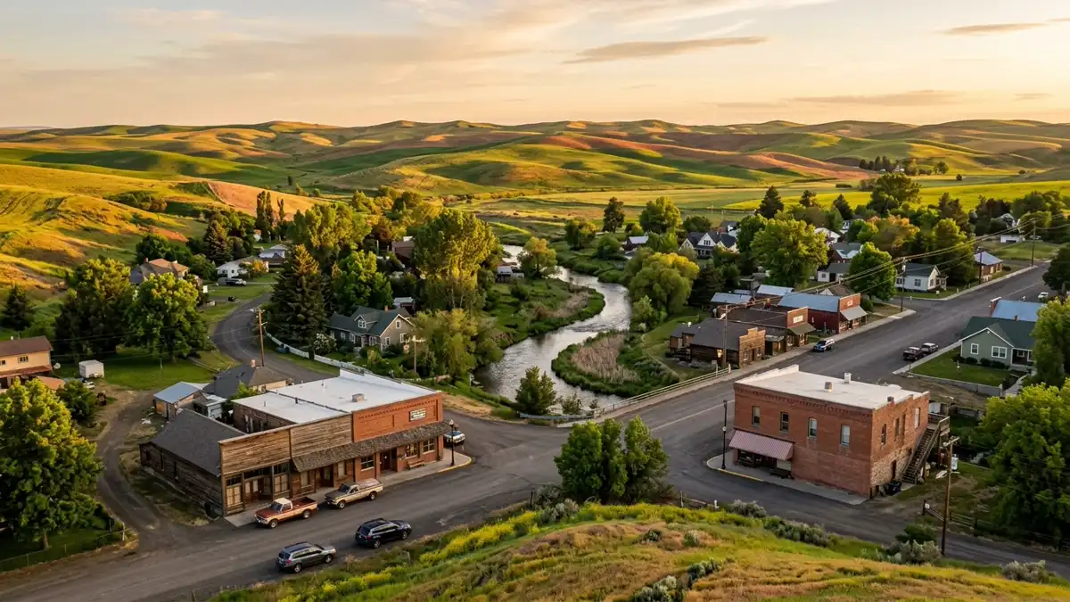 Public restroom locations mapped in Palouse, Washington — 4 facilities across zip codes 99161