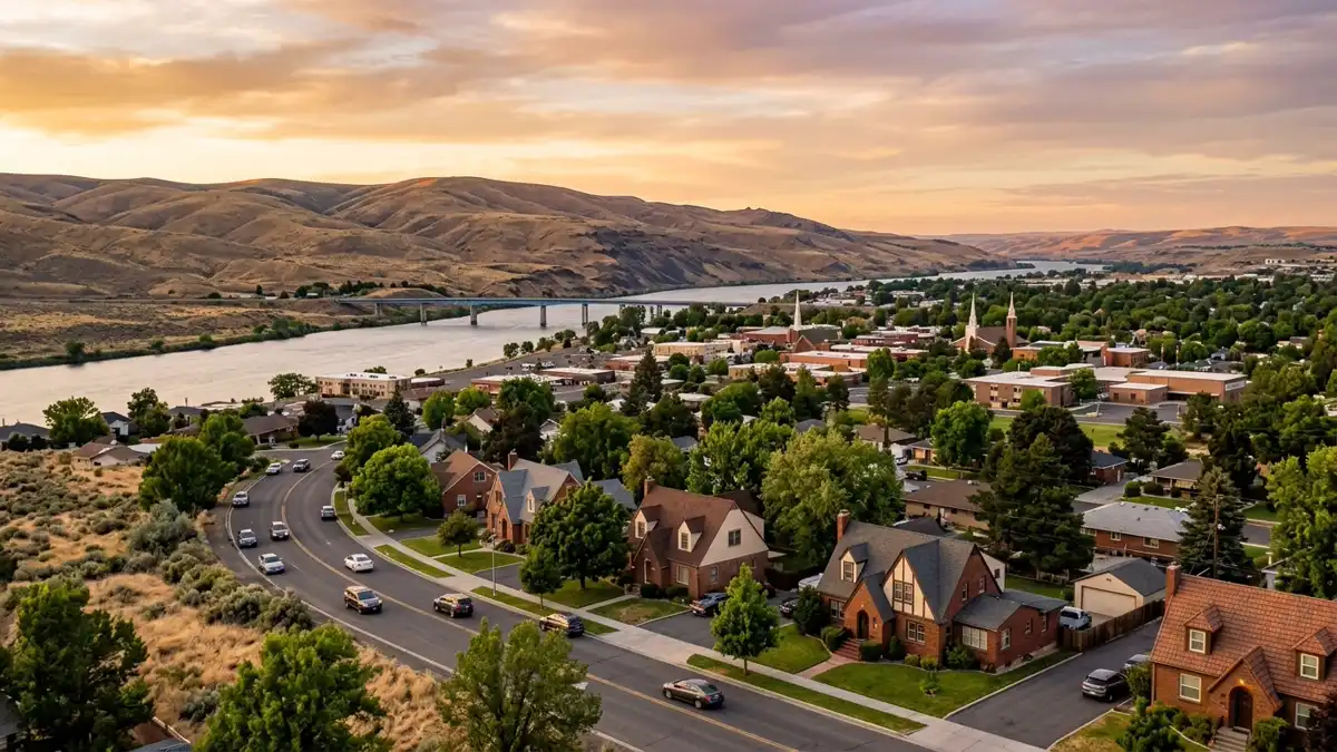 Public restroom locations mapped in Richland, Washington — 115 facilities across zip codes 99338, 99352, 99354
