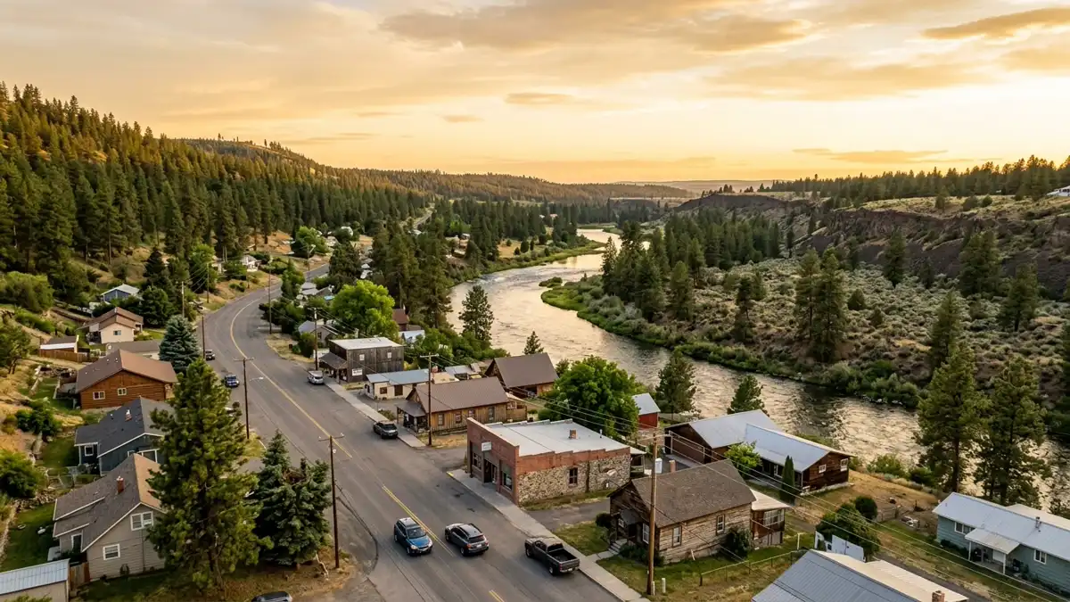 Public restroom locations mapped in Seven Mile, Washington — 5 facilities across zip codes 99026, 99208