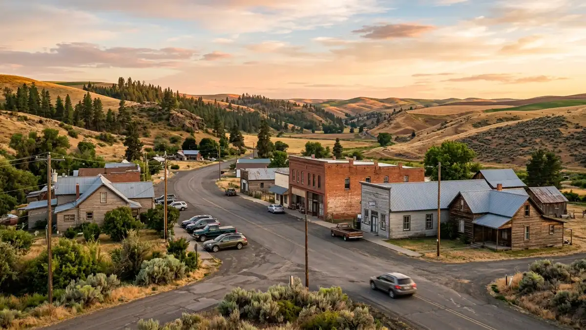 Public restroom locations mapped in Telford, Washington — 6 facilities across the city