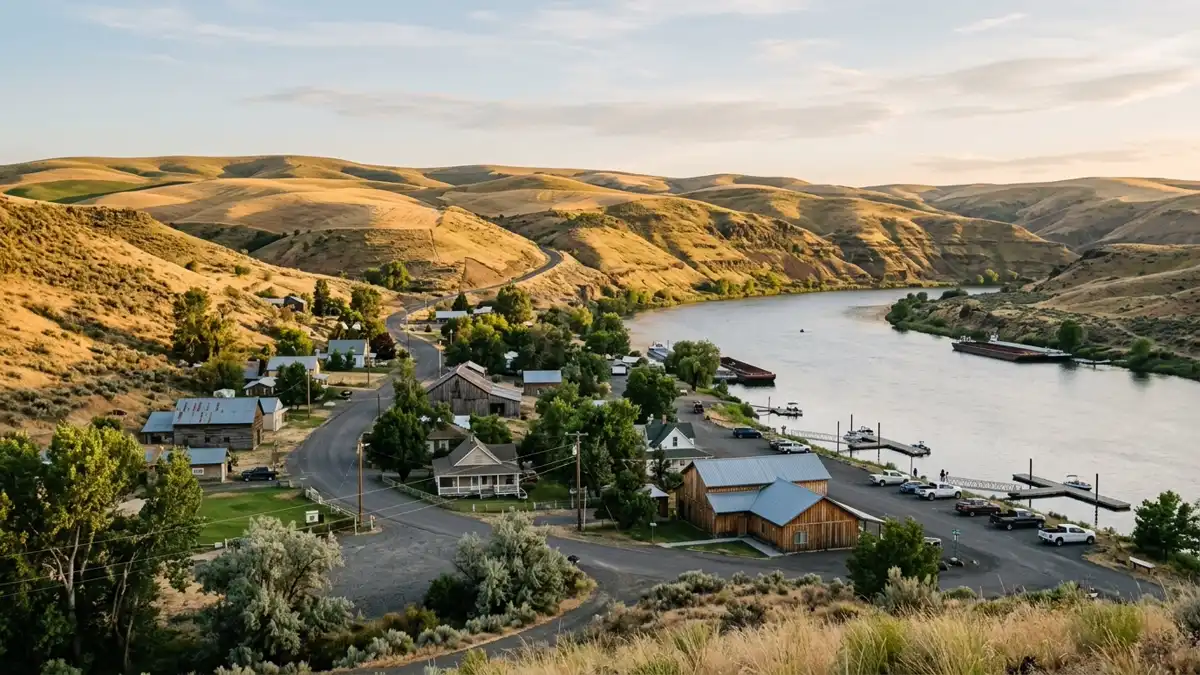 Public restroom locations mapped in Wawawai, Washington — 13 facilities across the city