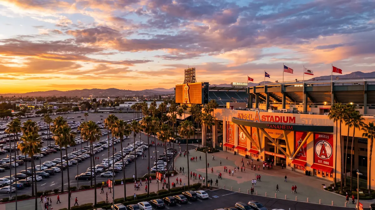 Restrooms at Angel Stadium