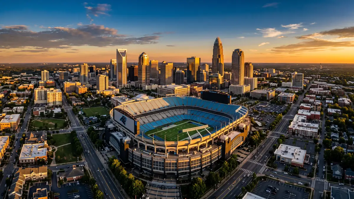 Restrooms at Bank of America Stadium
