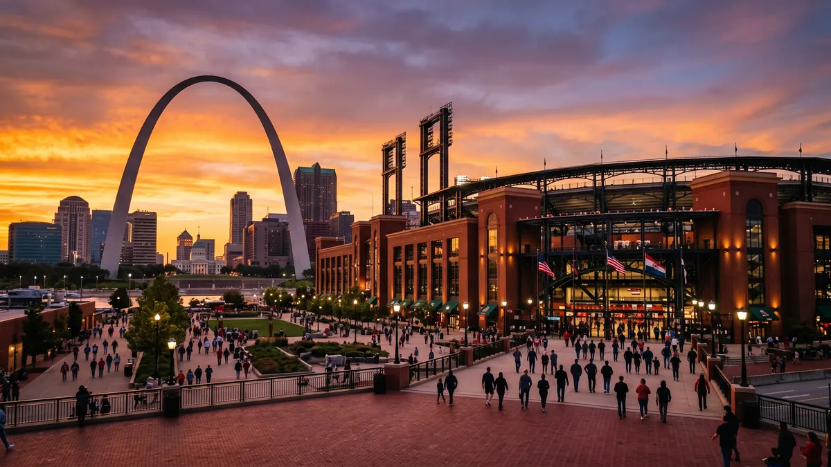 Restrooms at Busch Stadium
