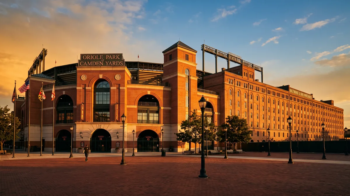 Restrooms at Oriole Park at Camden Yards