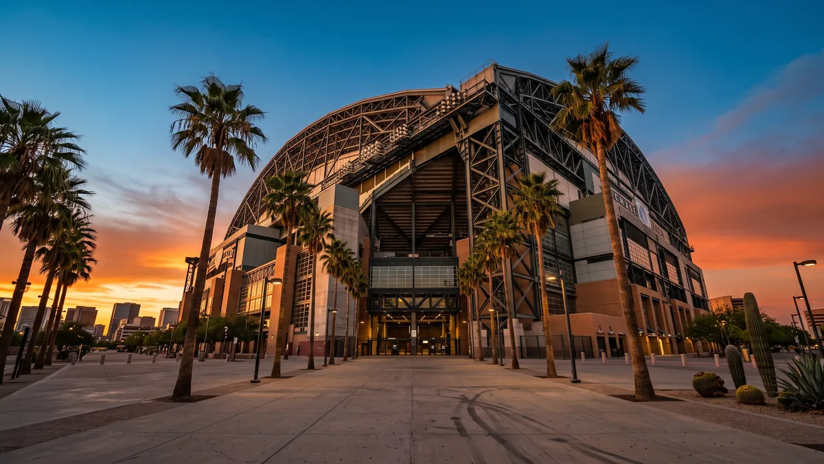 Restrooms at Chase Field