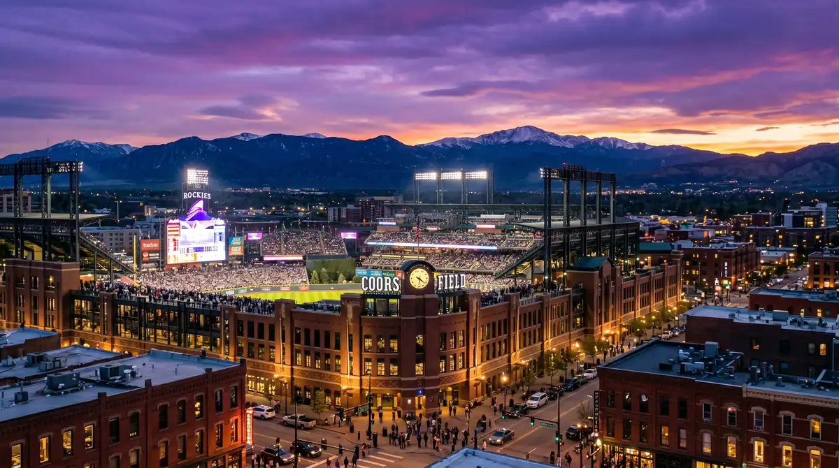 Restrooms at Coors Field