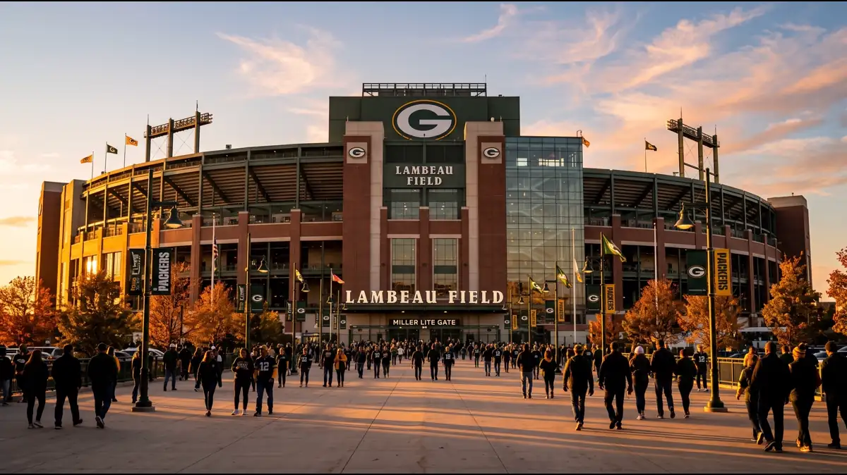 Restrooms at Lambeau Field
