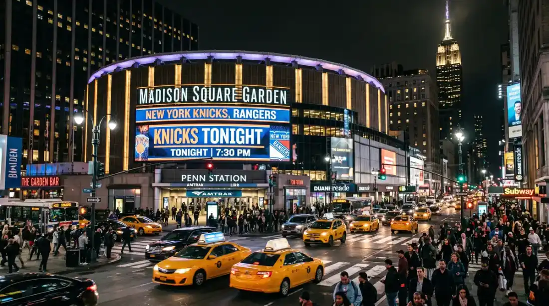 Restrooms at Madison Square Garden