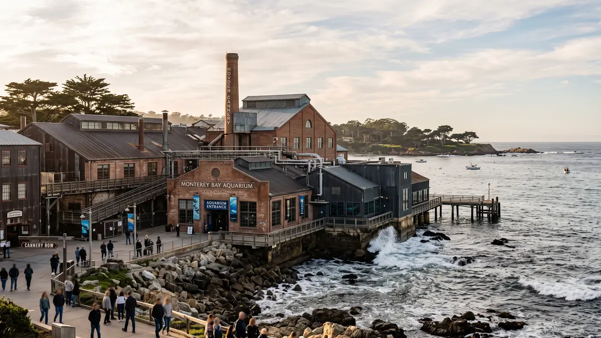 Restrooms at Monterey Bay Aquarium
