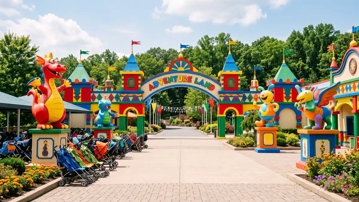 Restrooms at Sesame Place