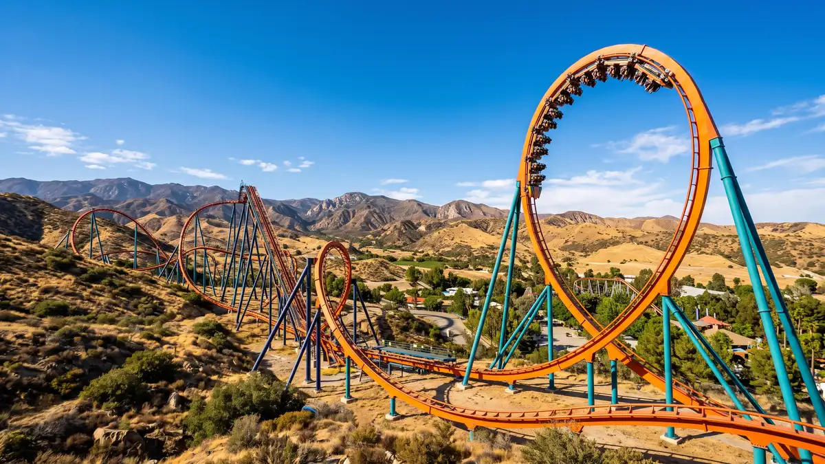 Restrooms at Six Flags Magic Mountain