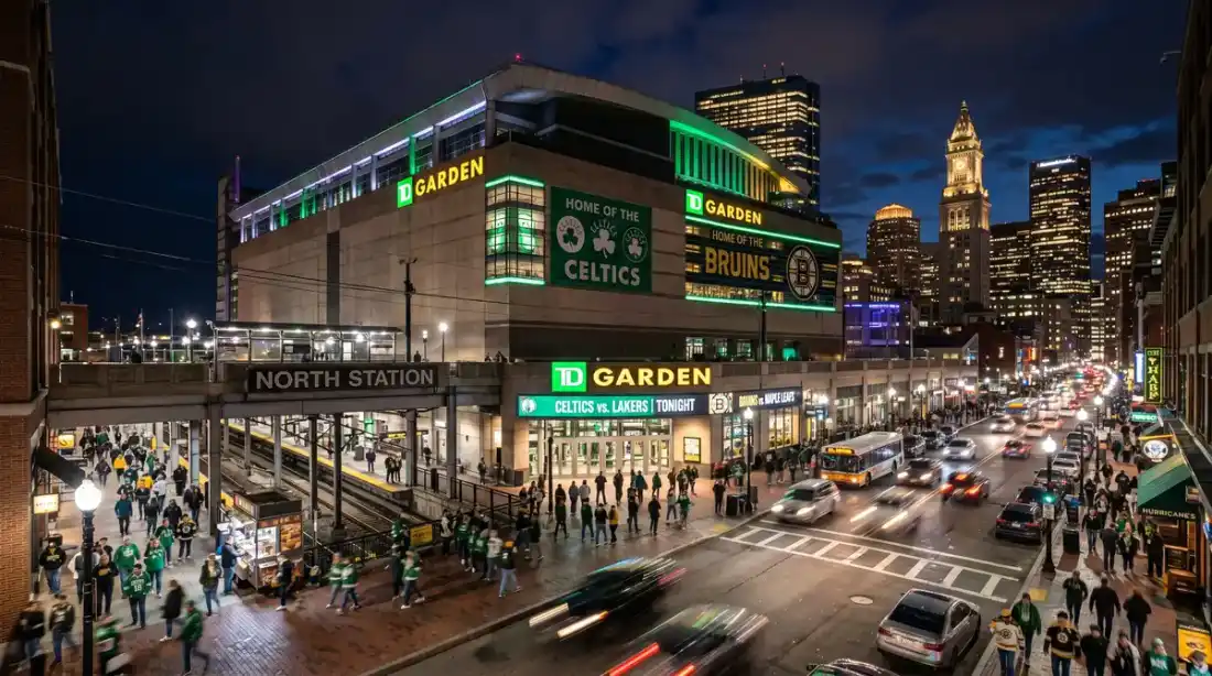 Restrooms at TD Garden
