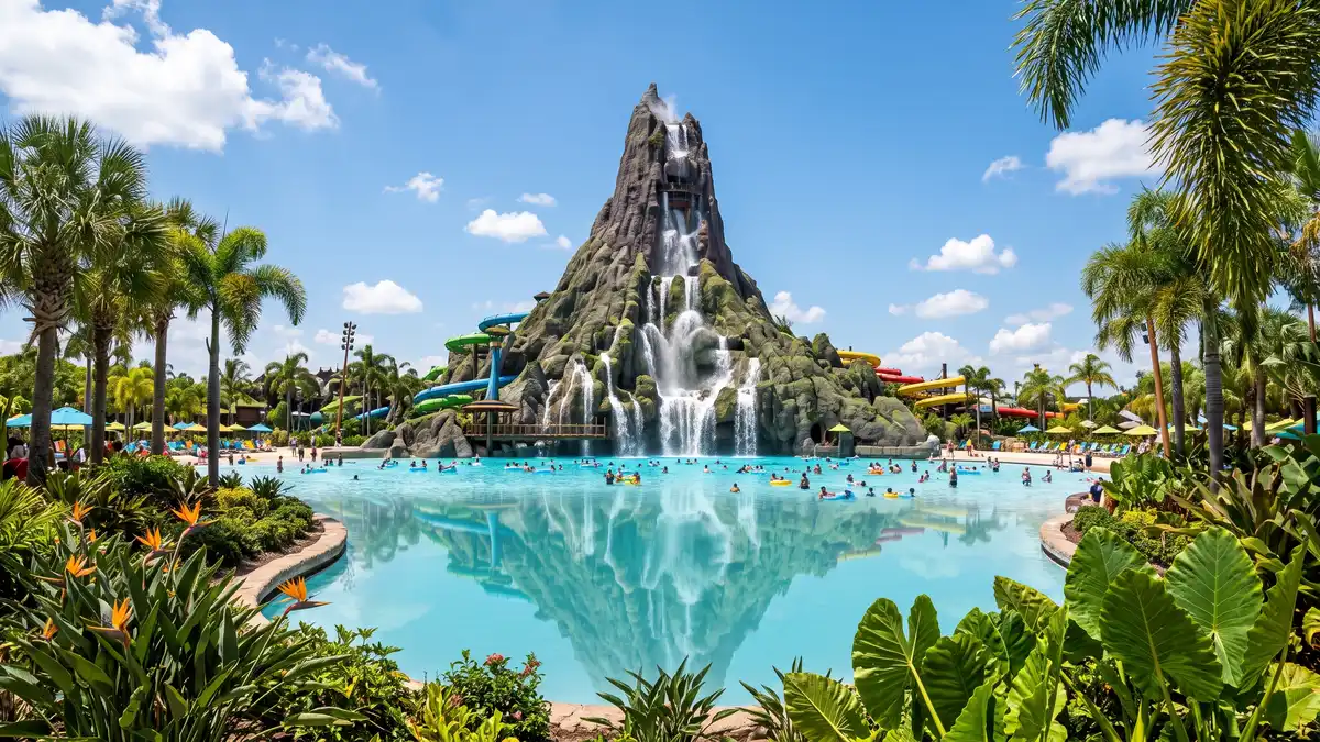 Restrooms at Universal's Volcano Bay