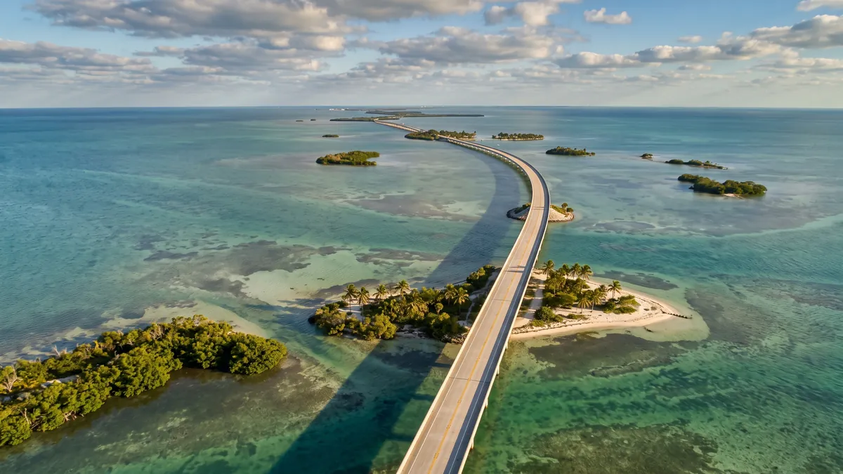 Florida Keys Overseas Highway across turquoise water