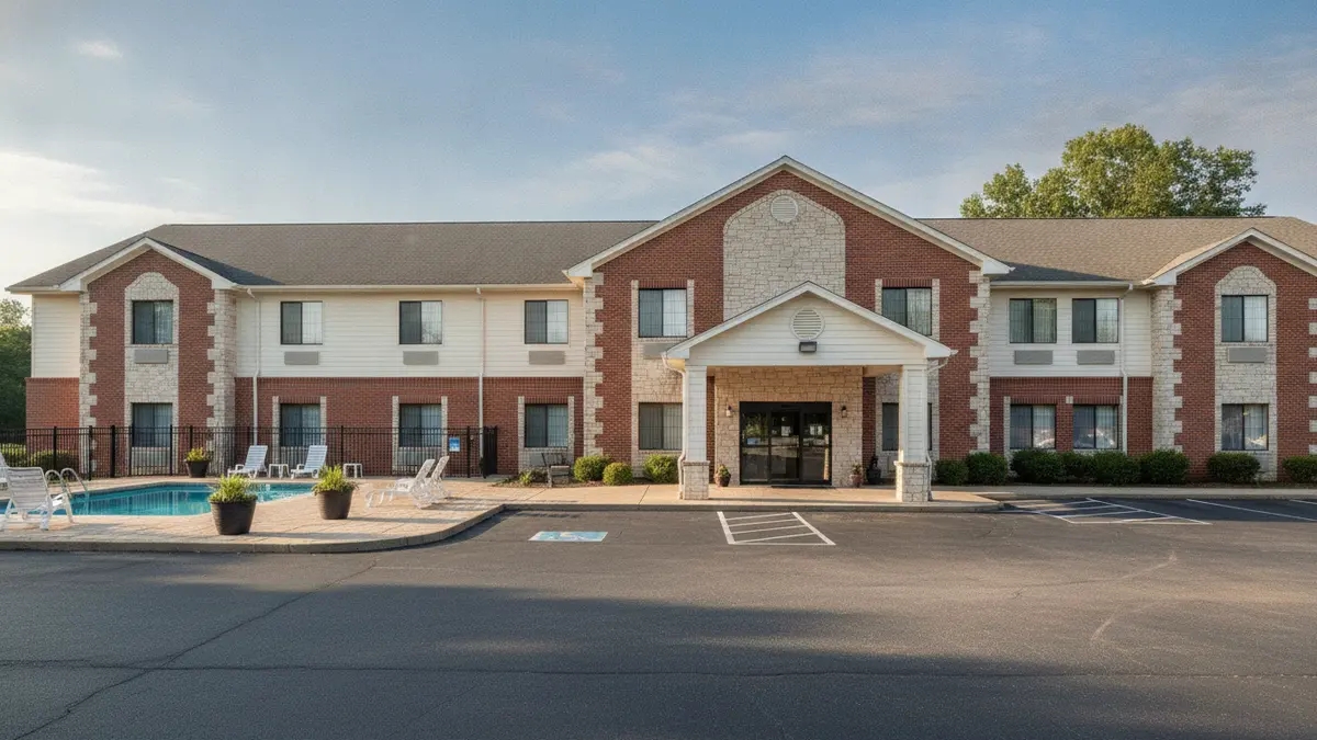 Motel 6 Williamsburg exterior with affordable clean rooms near Busch Gardens Virginia