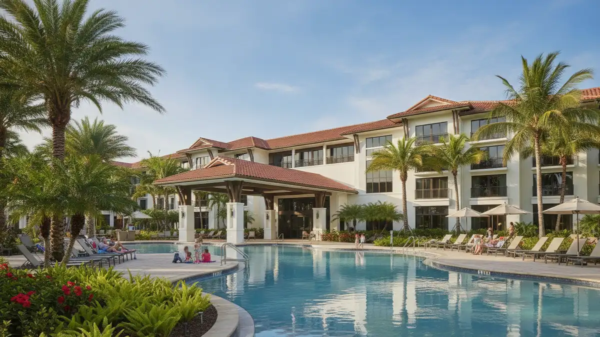 Disney's Port Orleans Riverside Resort Southern plantation themed resort with pool near Blizzard Beach Orlando