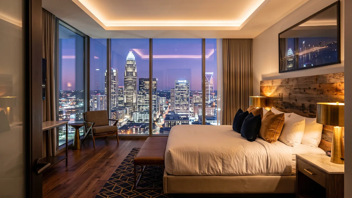 Kimpton Tryon Park Hotel in Uptown Charlotte near Bank of America Stadium
