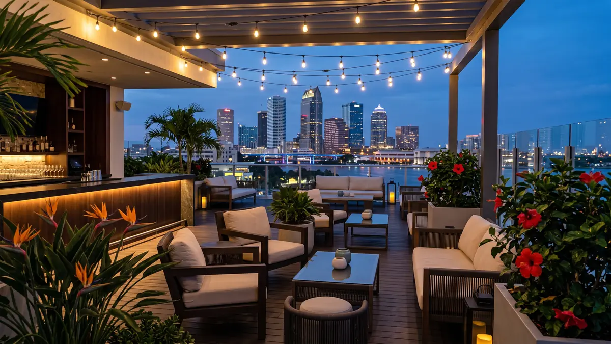 JW Marriott Tampa Water Street luxury hotel exterior with modern architecture and city views