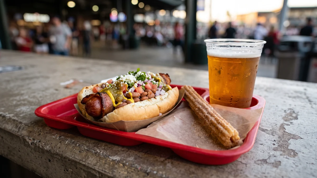 The famous Churro Dog and unique concessions at Chase Field