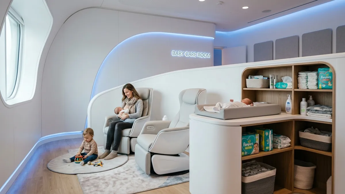 Baby Care Center at EPCOT near the Odyssey building