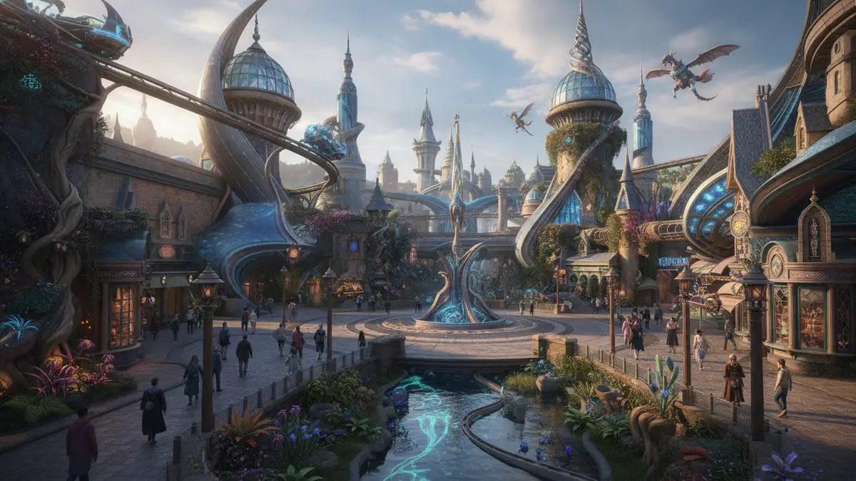 Wizarding World of Harry Potter Ministry of Magic 1920s Paris street at Universal Epic Universe Orlando