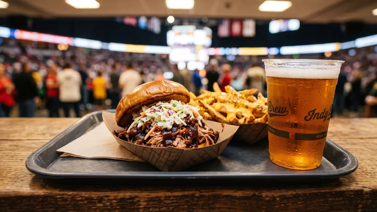 BBQ and craft food at Gainbridge Fieldhouse concessions