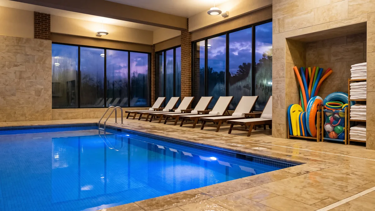 Country Inn and Suites Hershey exterior with indoor pool and family suites near Hersheypark